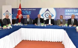 Prof. Dr. Recep Akdağ, ETSO Başkanı Saim Özakalın’ı ziyaret etti