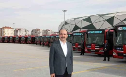 Konya Büyükşehir Belediyesi 53 Yeni Otobüsü Tanıttı